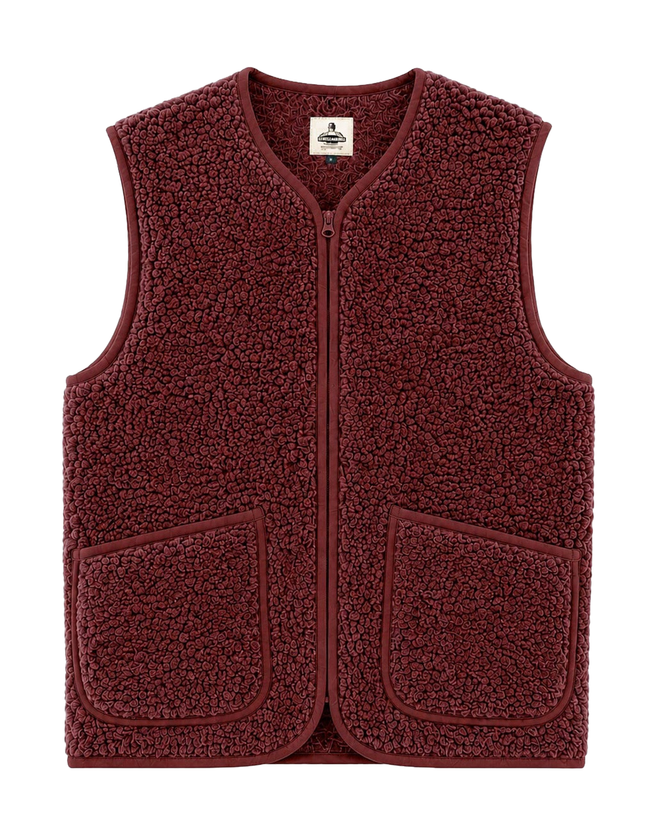 COLDBREAKER Gilet Pepitko in Lana Merino Cherry