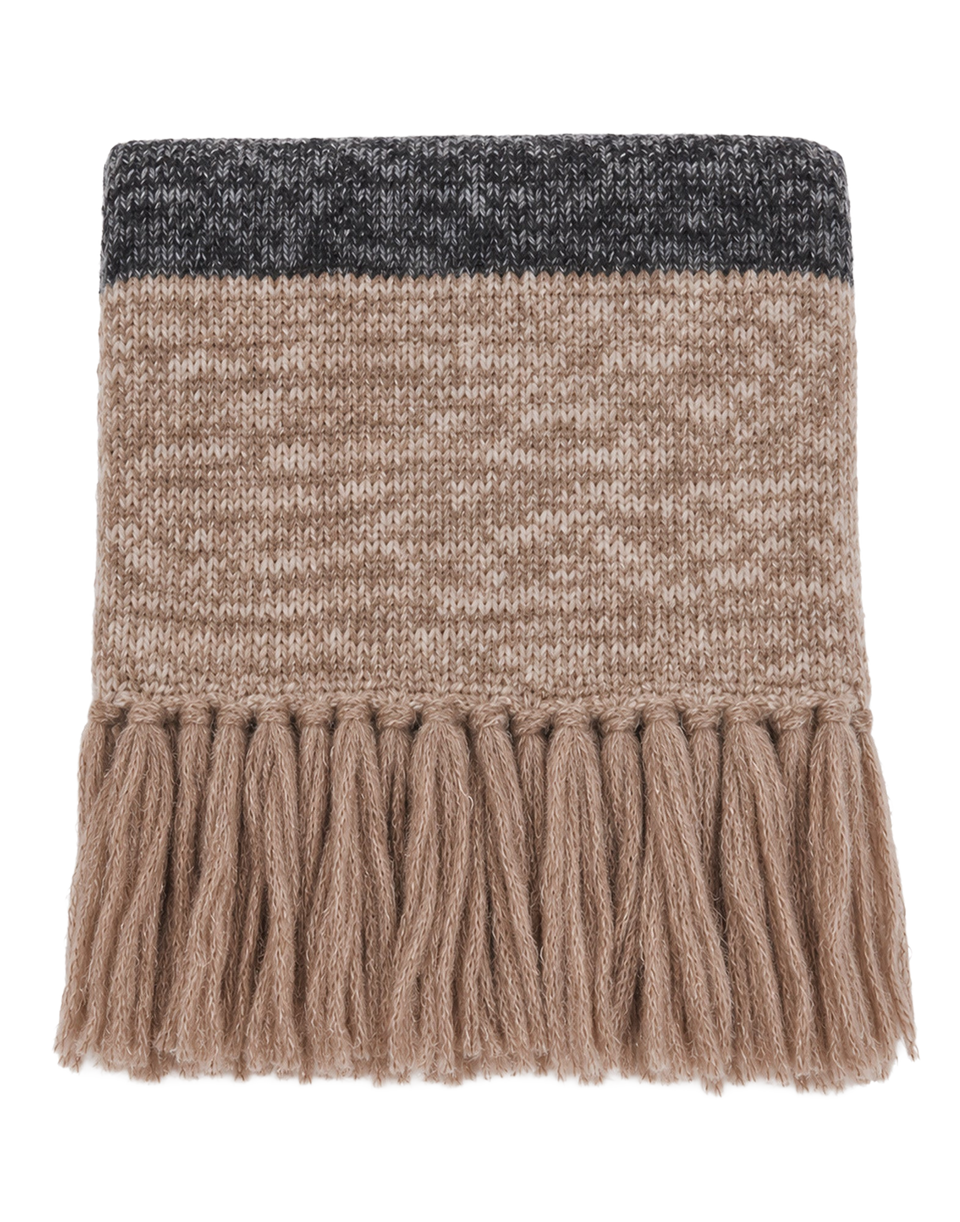 ANTIK BATIK Sciarpa in Alpaca e Lana a Righe