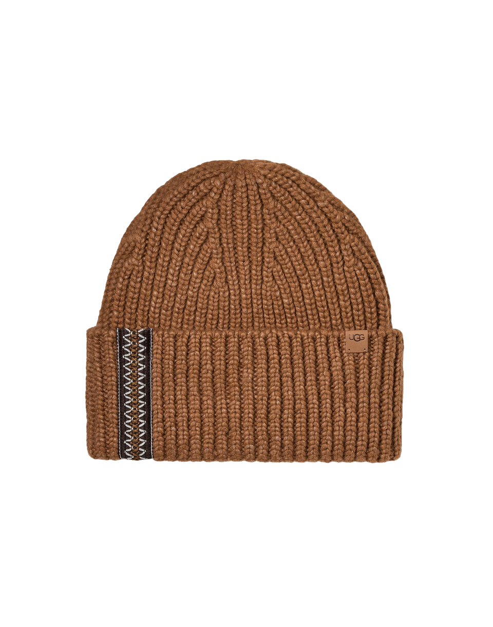 UGG Berretto Chunky Rib UGGbraid Chestnut