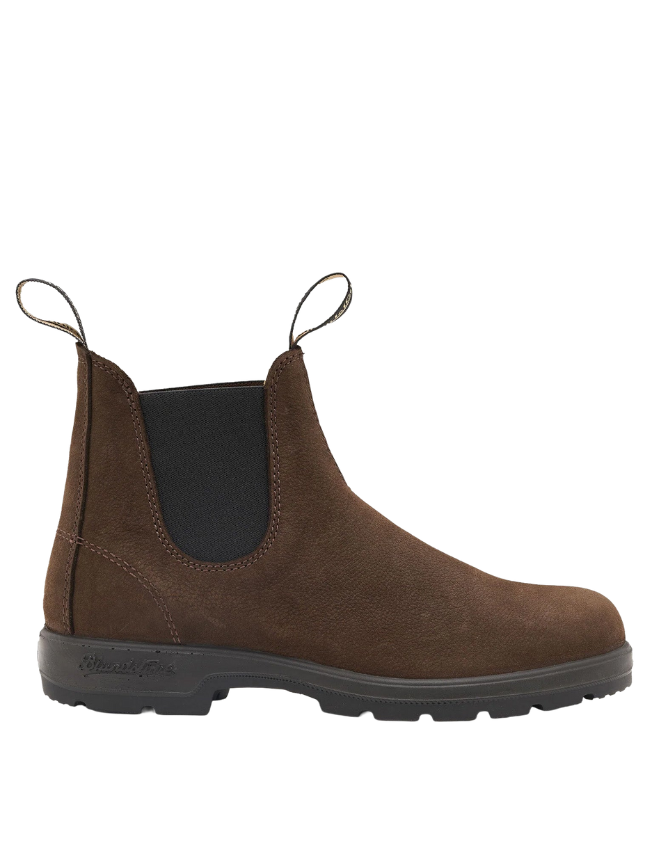 BLUNDSTONE 1606 Classics Chelsea Boots in Nabuck Marrone