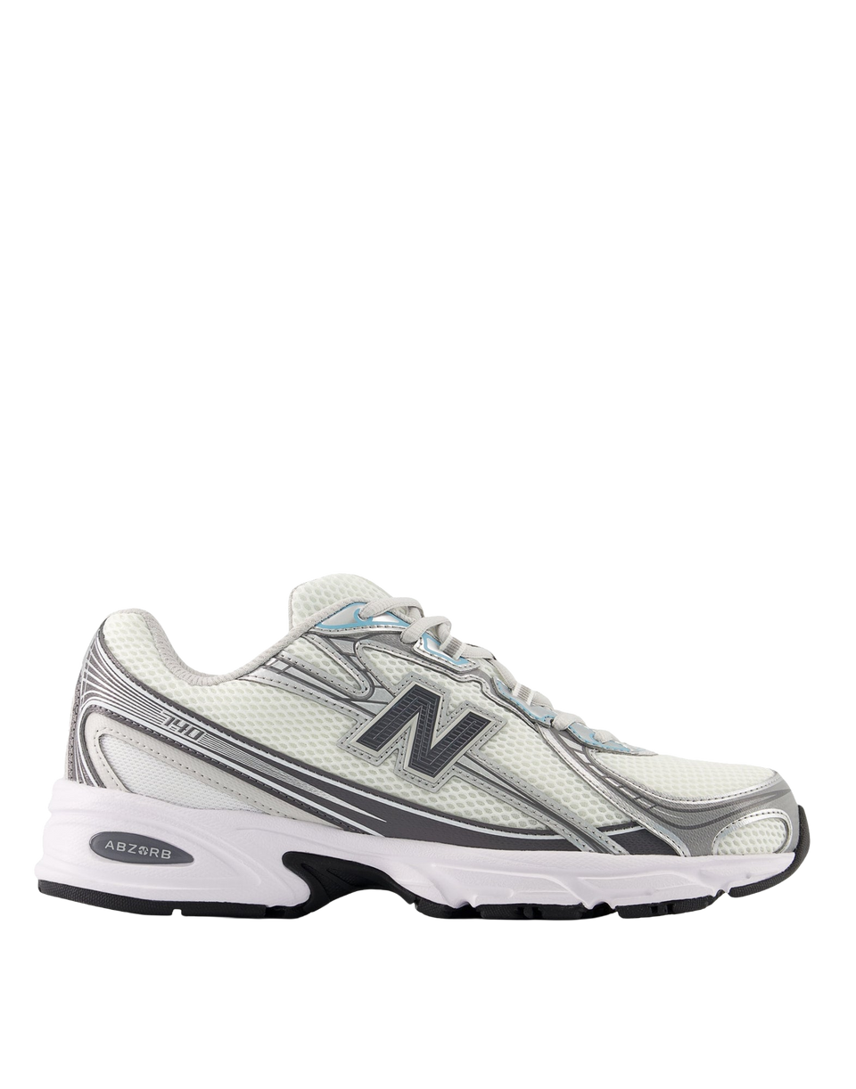 NEW BALANCE Sneakers 740 Bianco e Argento