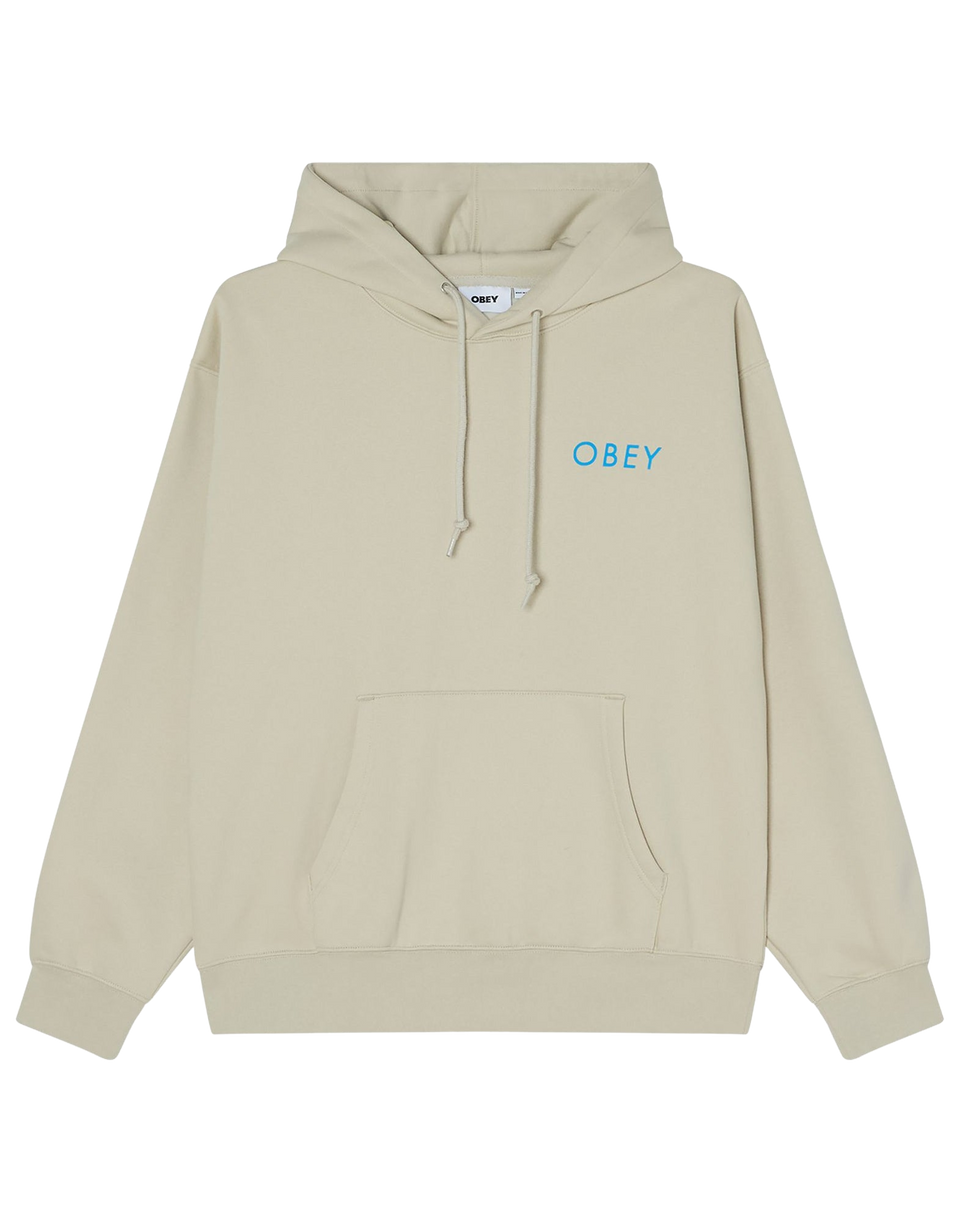 OBEY Felpa Peace Brick con Cappuccio Moonstruck