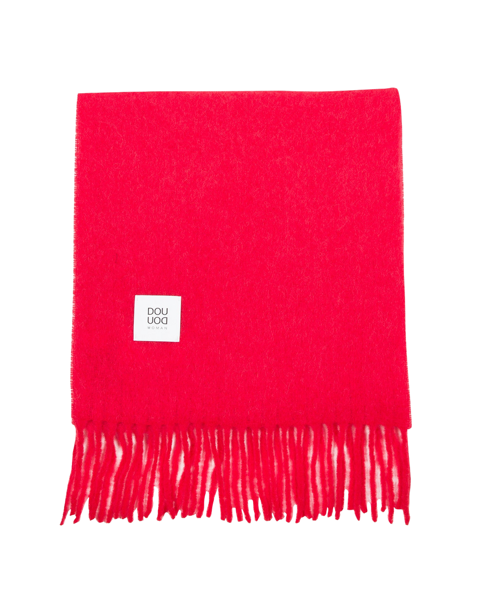 DOUUOD Sciarpa in alpaca con frange