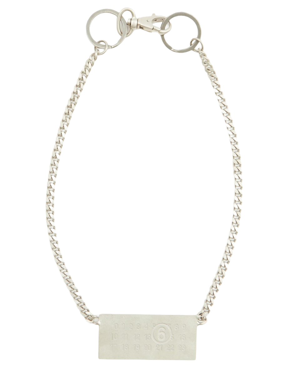 MM6 MAISON MARGIELA Collana in Palladio Burattato
