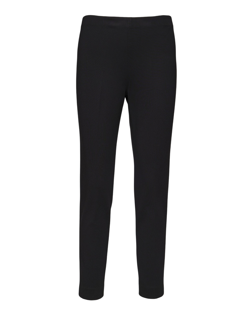 DOUUOD Pantaloni Leggings in Punto Milano Nero