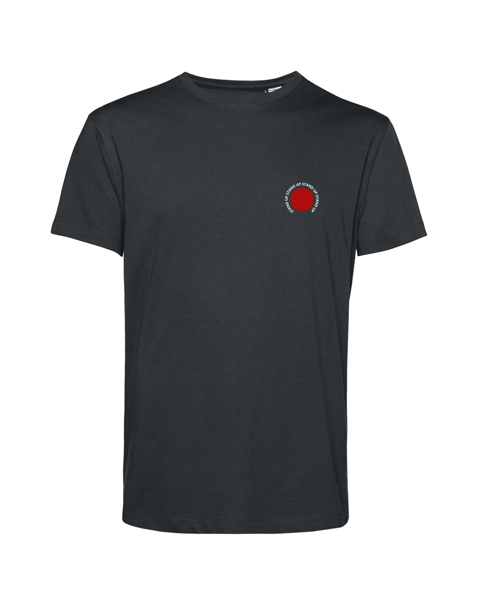 STAND UP T-shirt Manica Corta Asphalt con Stampa