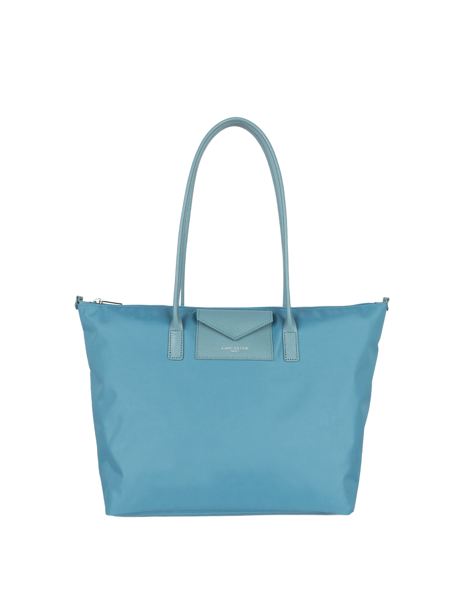 LANCASTER Borsa a Tracolla Grande Smart KBA Bleu Cendre