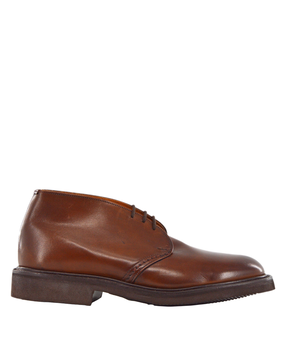 TRICKER'S Polacchino Winston in Pelle Fondo Vibram Espresso Burnished