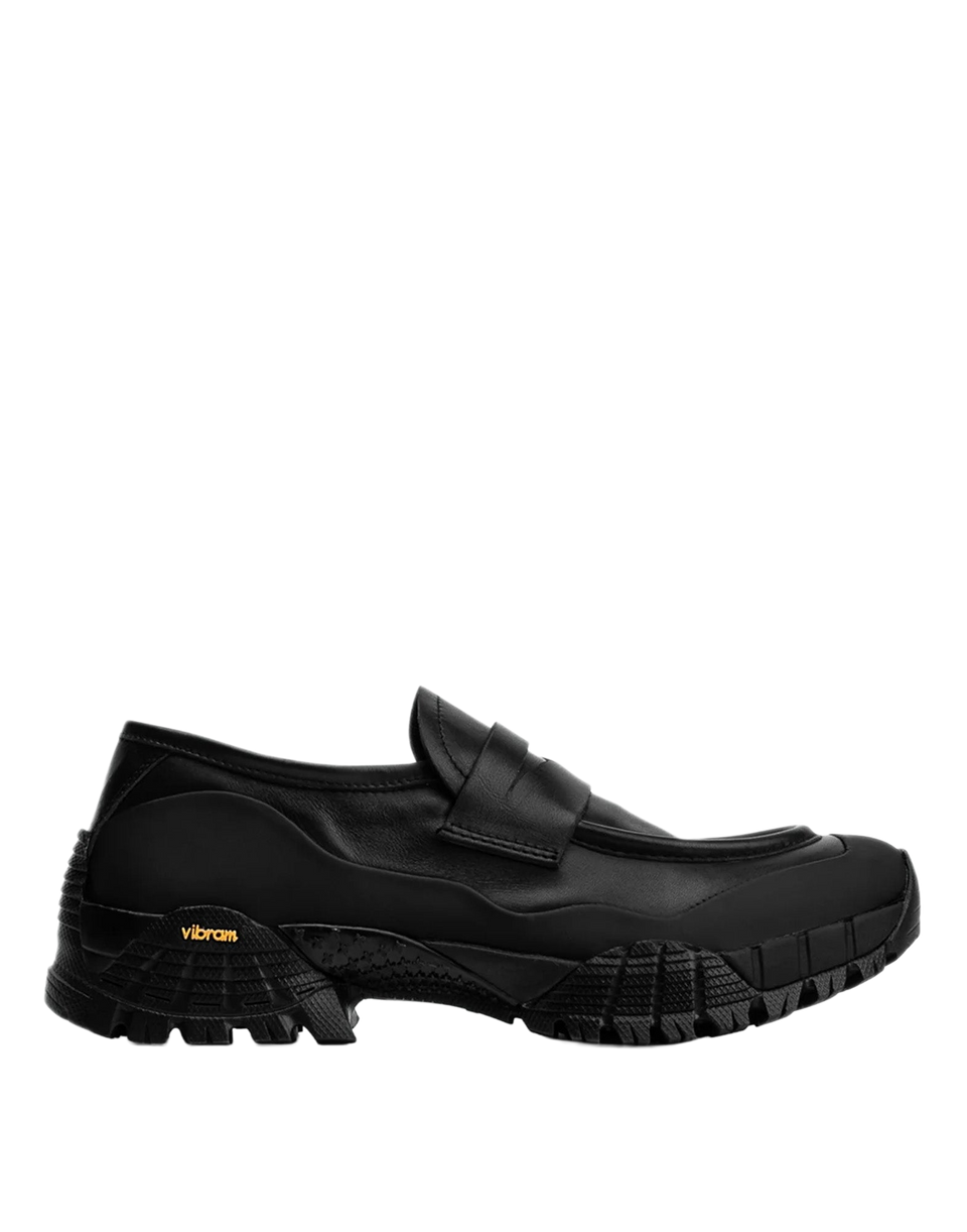 POEVE Alpi Loafers in Pelle Nera