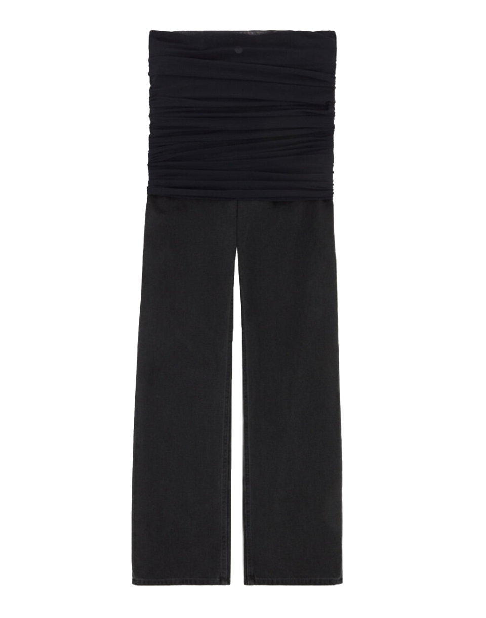 Jean superposé noir MM6 MAISON MARGIELA