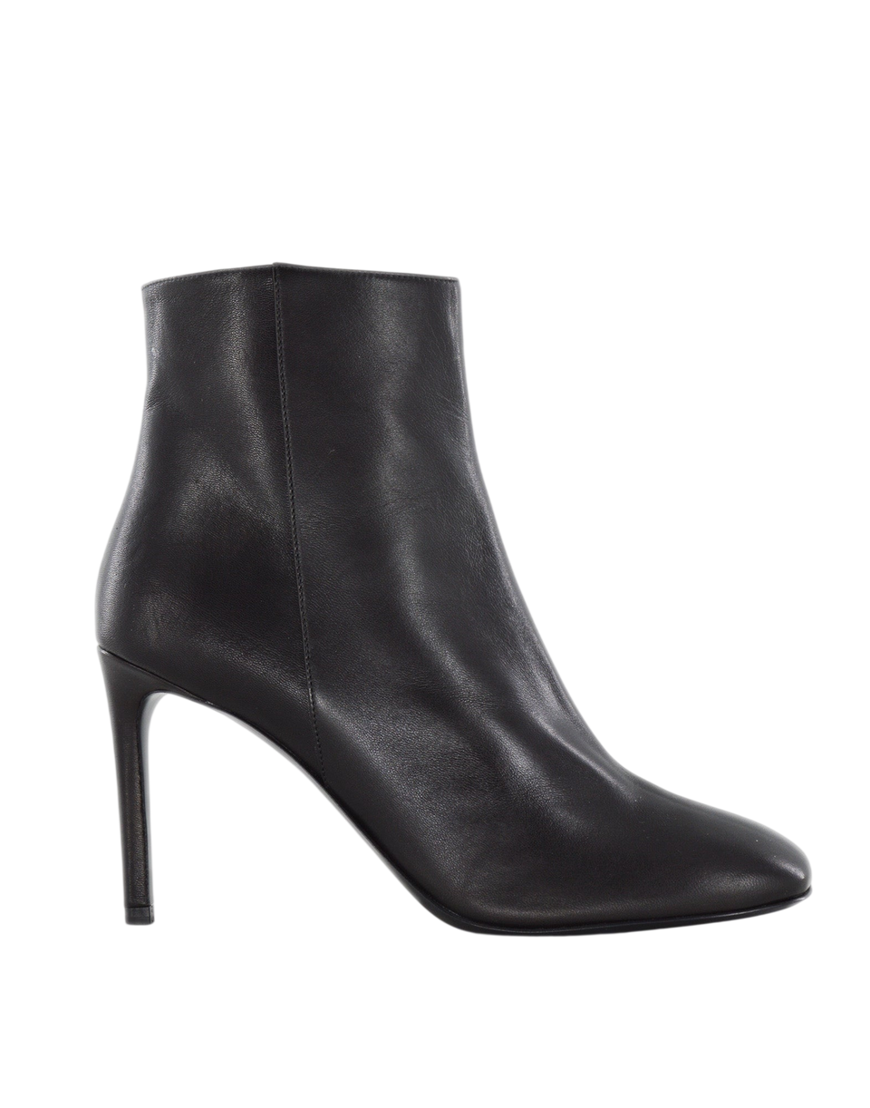 DOUUOD Bottines en nappa à talon noir