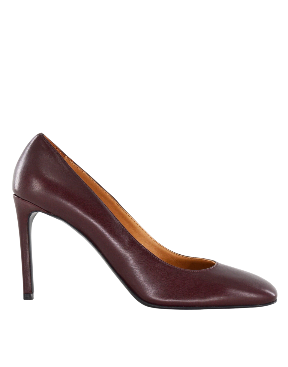 DOUUOD Décolleté in Nappa Bordeaux