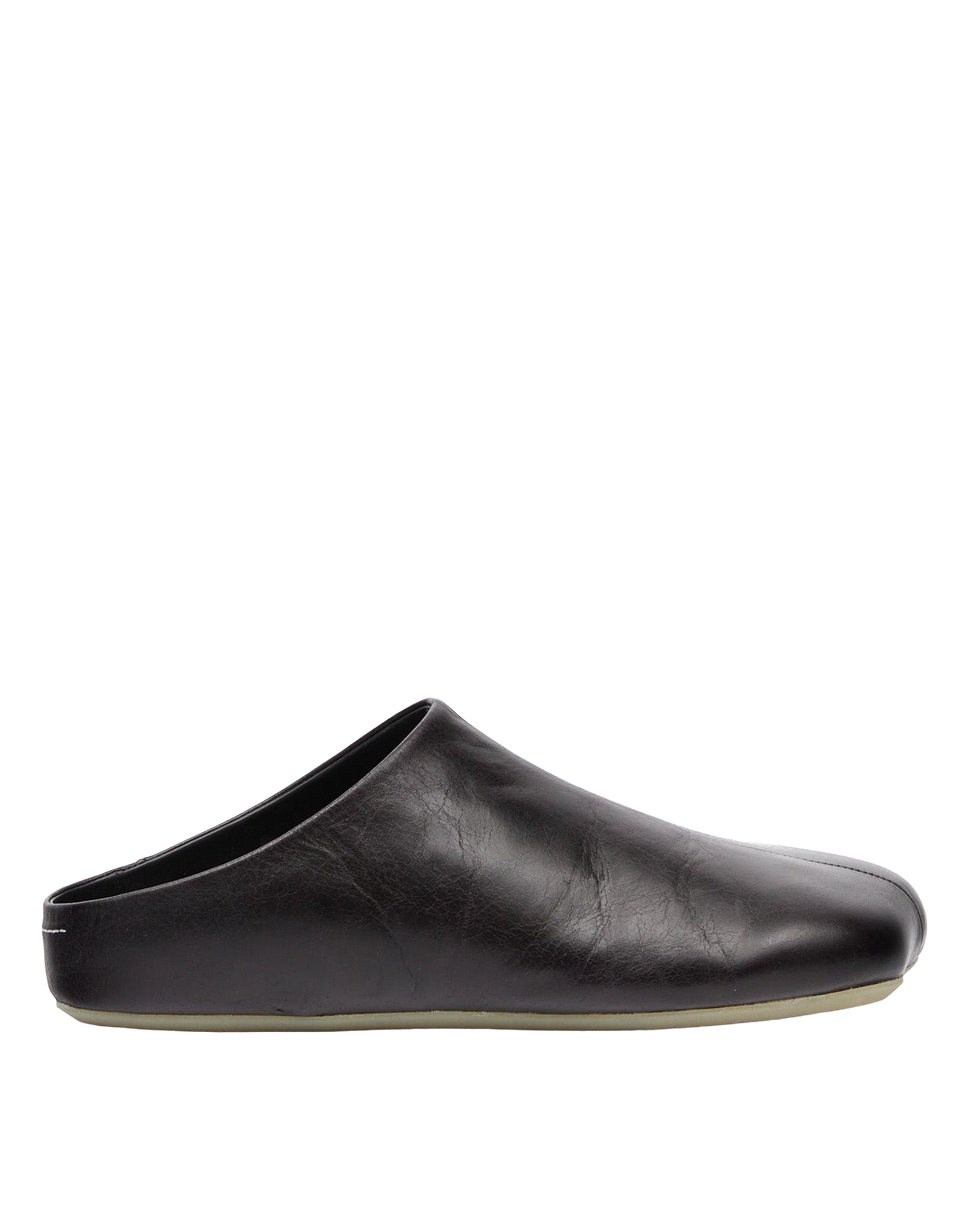 MM6 MAISON MARGIELA Sabot in Pelle di Vitello Eros Nero