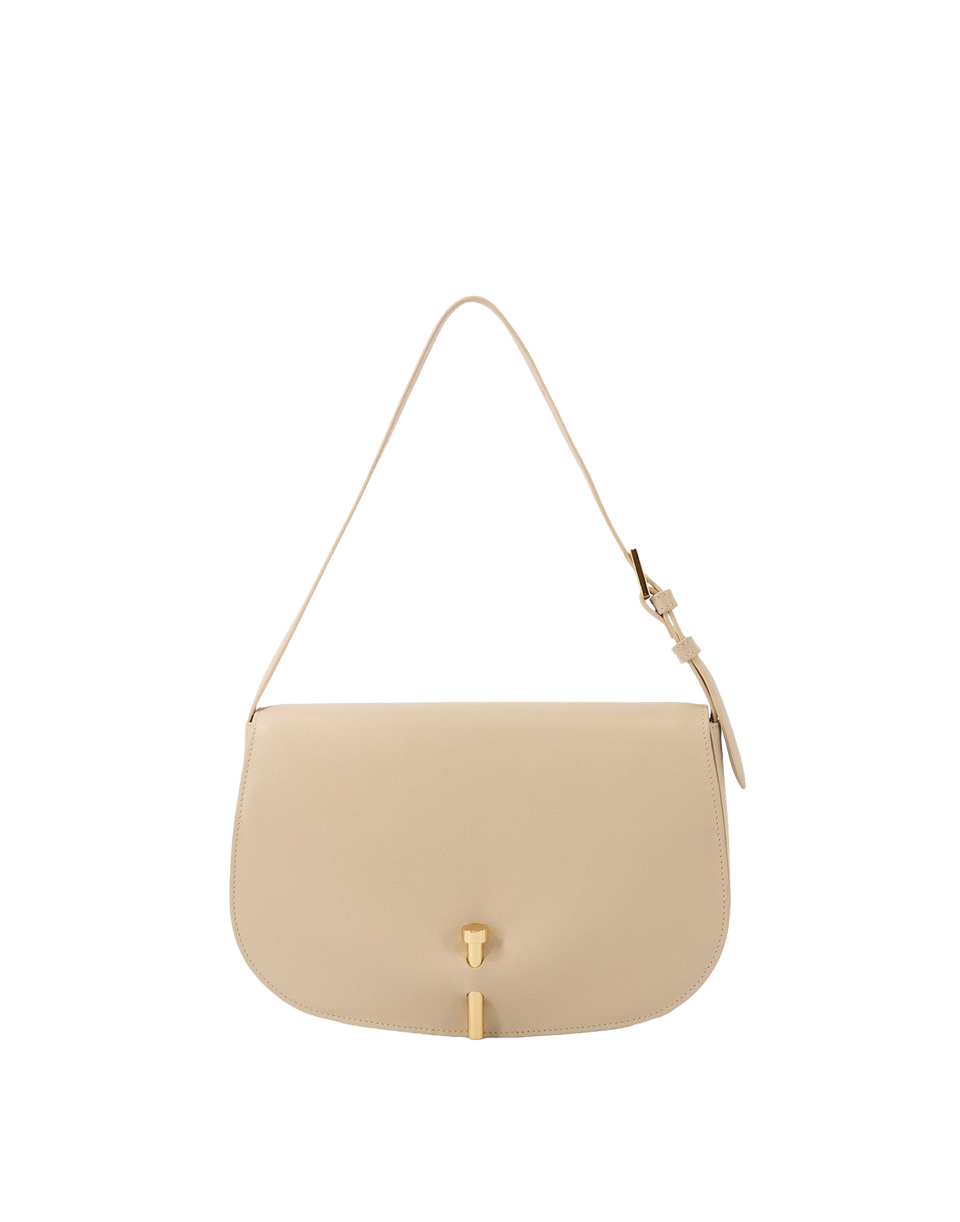 GHERARDINI Sac Emma en cuir ivoire