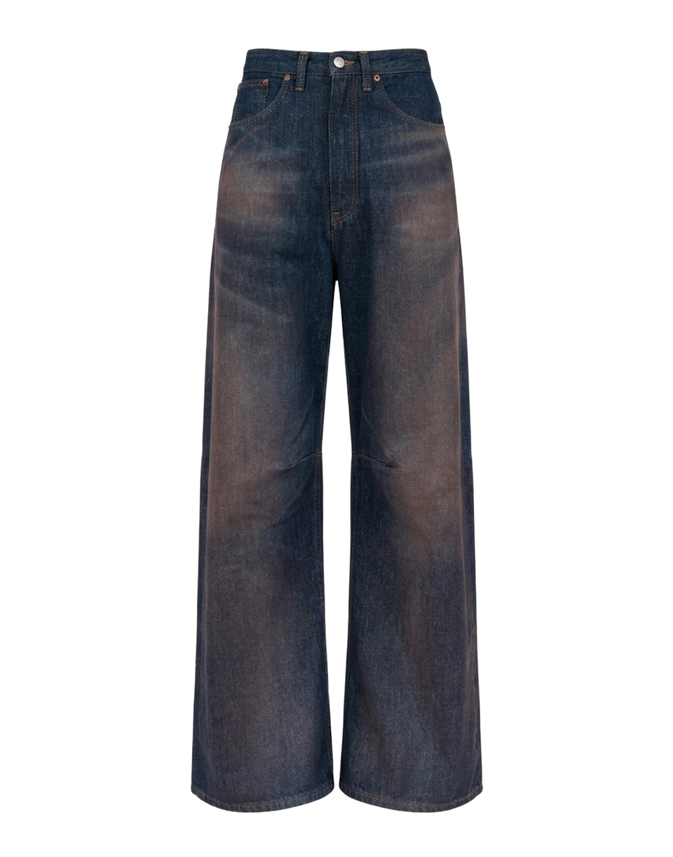 MM6 MAISON MARGIELA Jean 5 poches en denim bleu