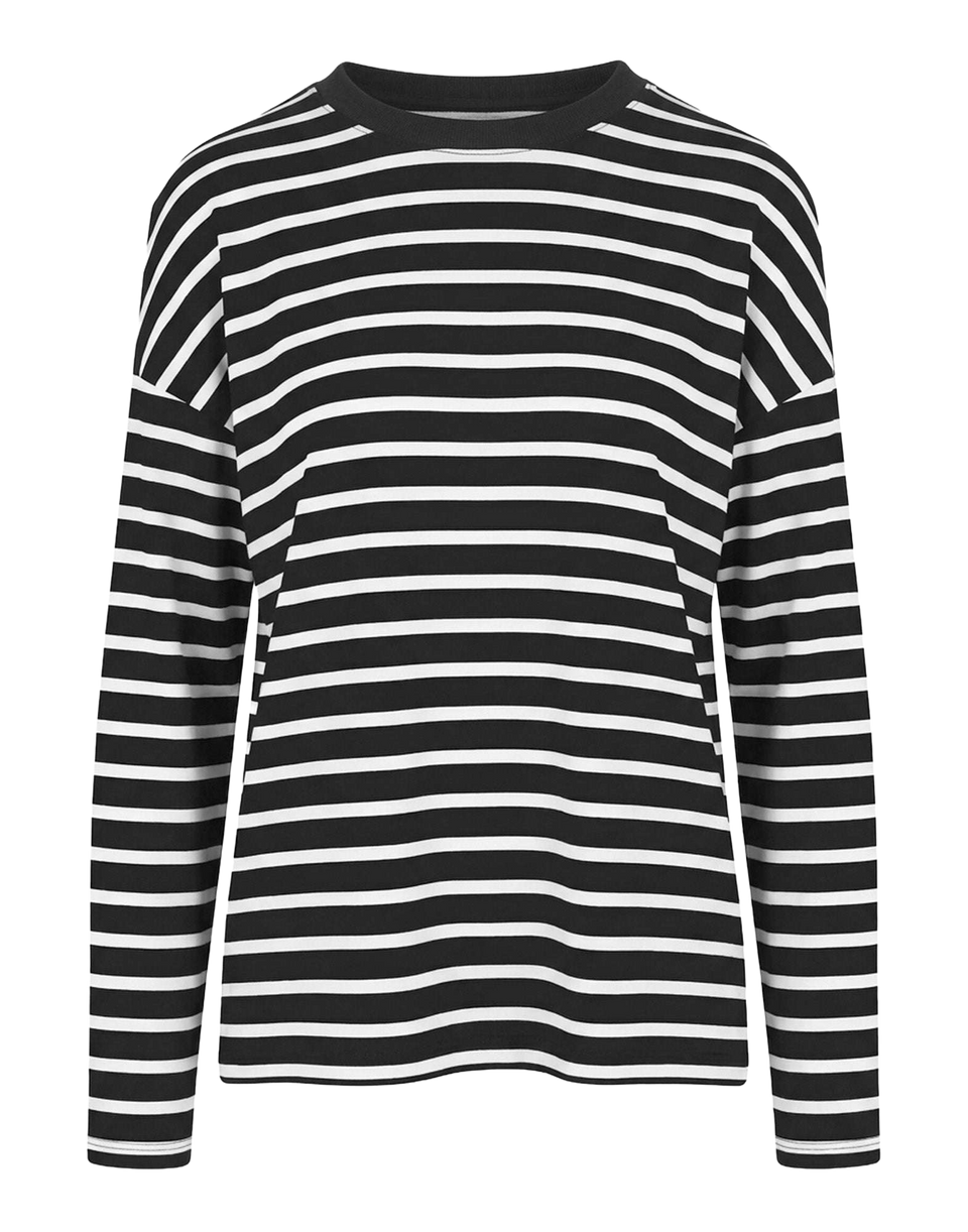 THIBAULT VAN DER STRAETE T-Shirt in Jersey di Cotone Pima White/Black