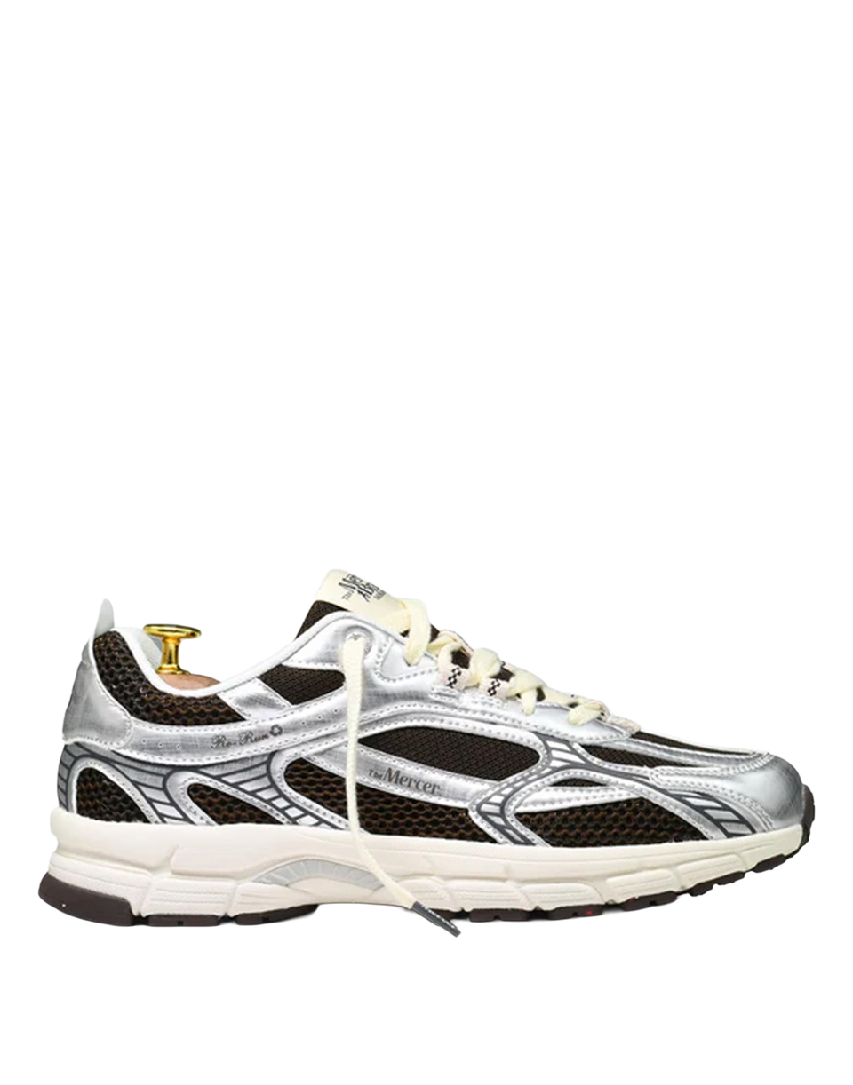 THE MERCER BRAND Re-Run Twin Mesh Sneakers Grey/Brown