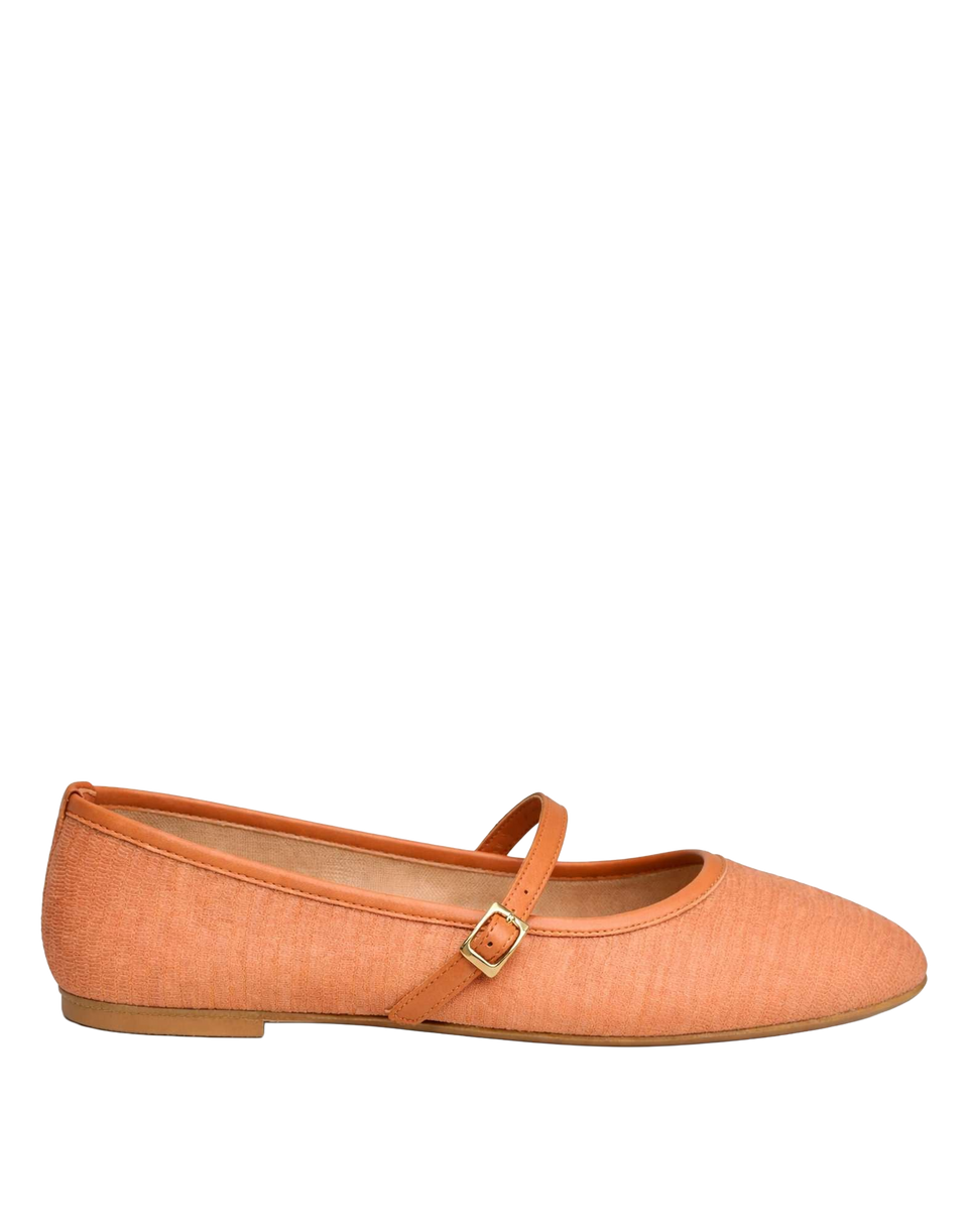 DOUUOD Ballerine Mary Jane in Tessuto Mattone