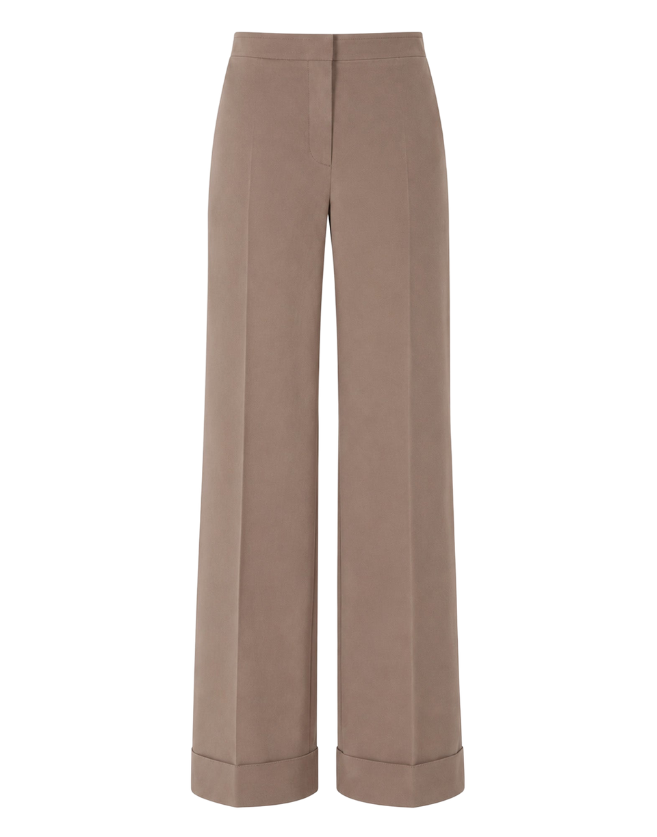 ALBERTA FERRETTI Pantalon utilitaire en coton marron