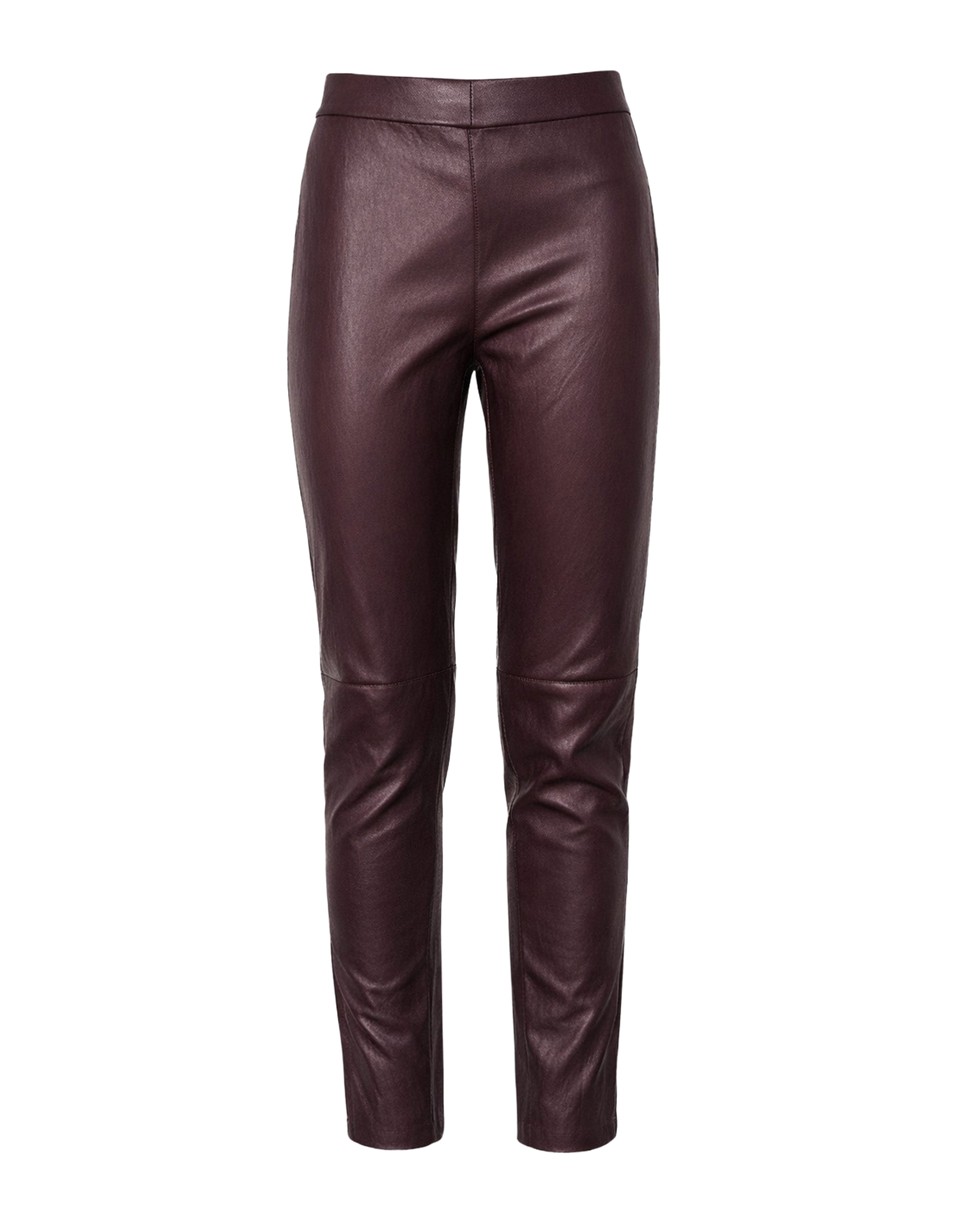 KRISTINA TI Pantaloni Slim Eco Pelle Bruciato