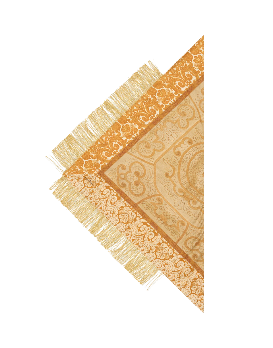 PIERRE-LOUIS MASCIA Foulard Bandana in Seta Oro