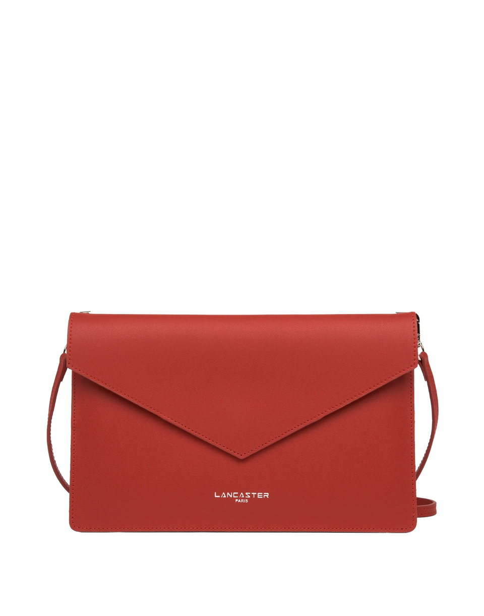 LANCASTER Pochette Pur & Element Rouge/Champagne