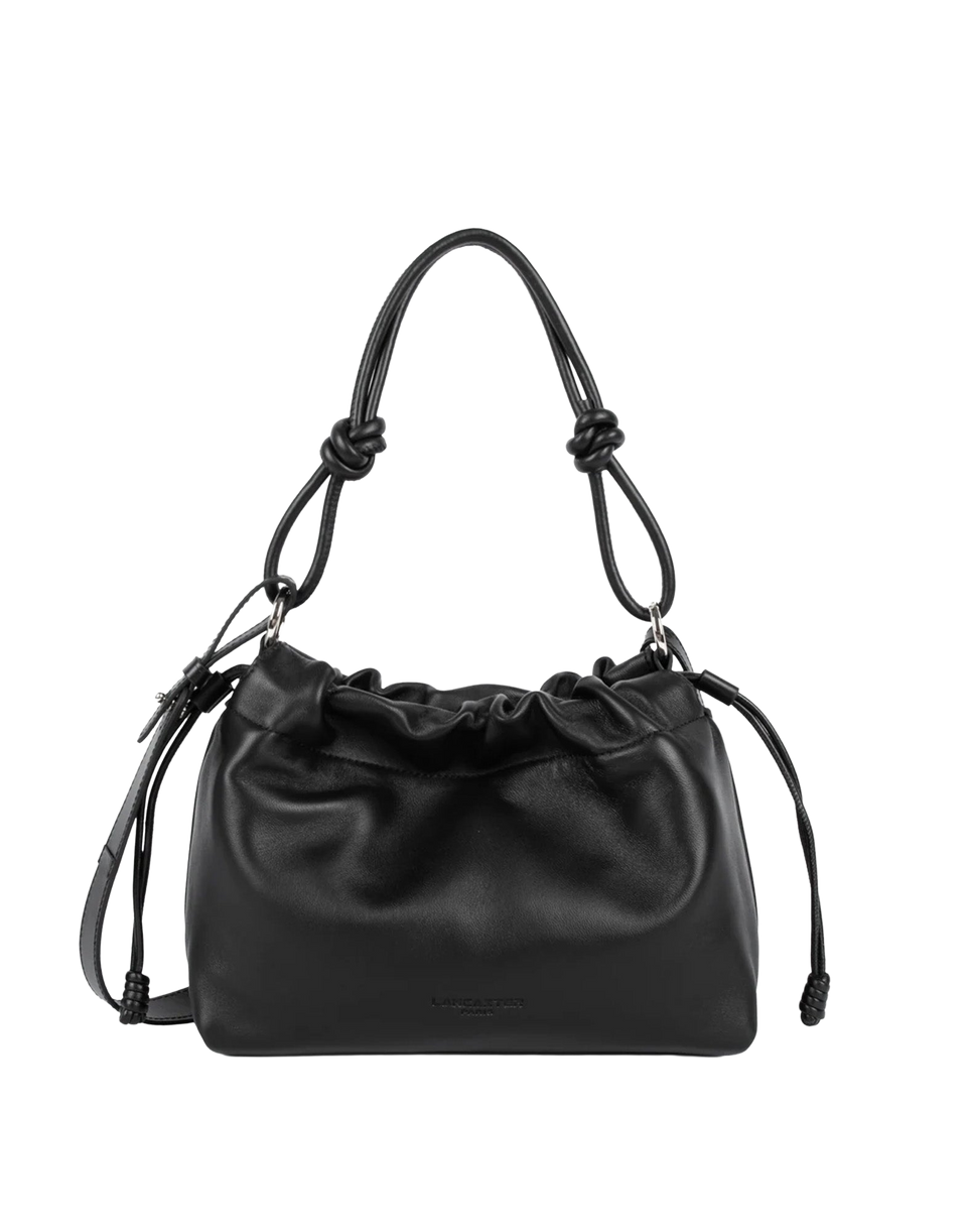 LANCASTER Lush Borsa a Tracolla in Pelle di Agnello Noir