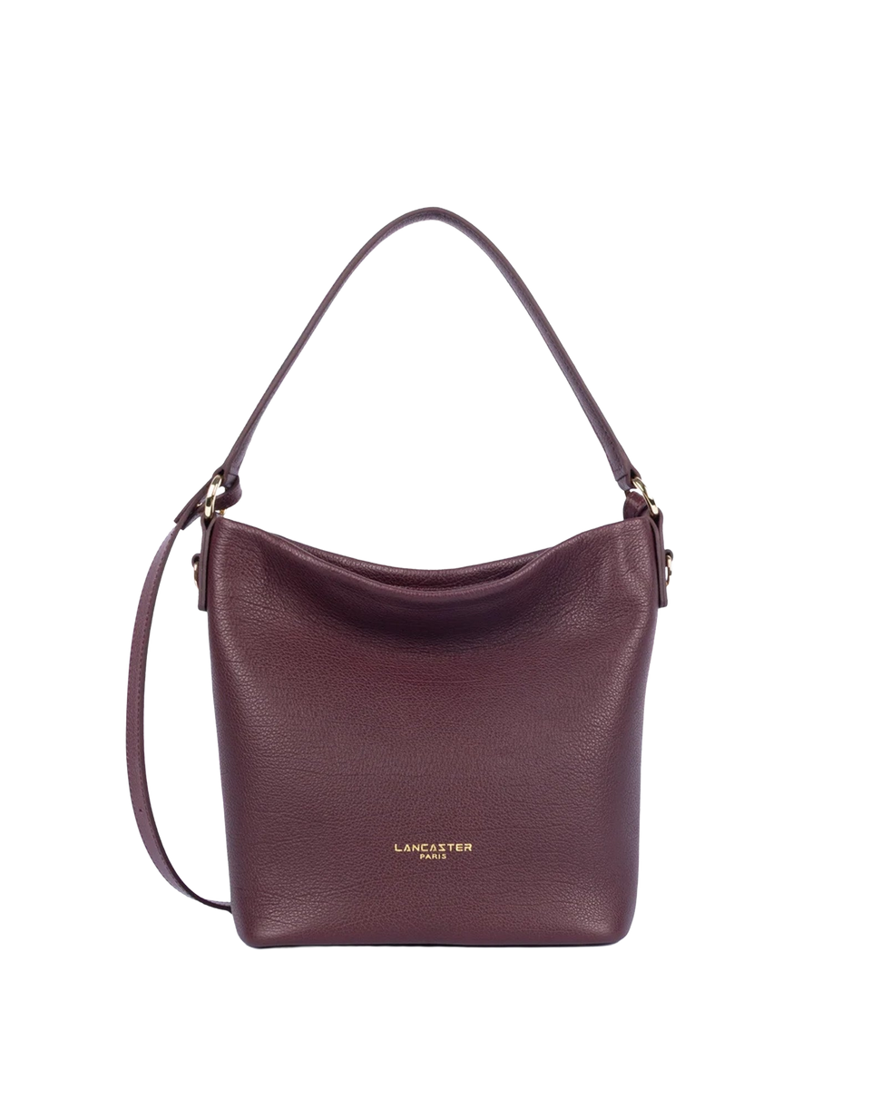 LANCASTER Dune Borsa Secchiello in Pelle Granata Bordeaux