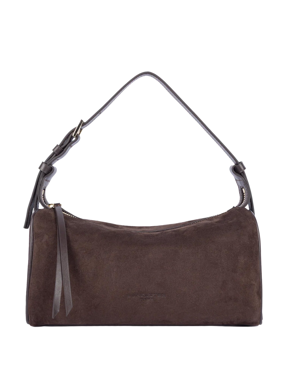 LANCASTER Borsa Rettangolare in Suède Marron