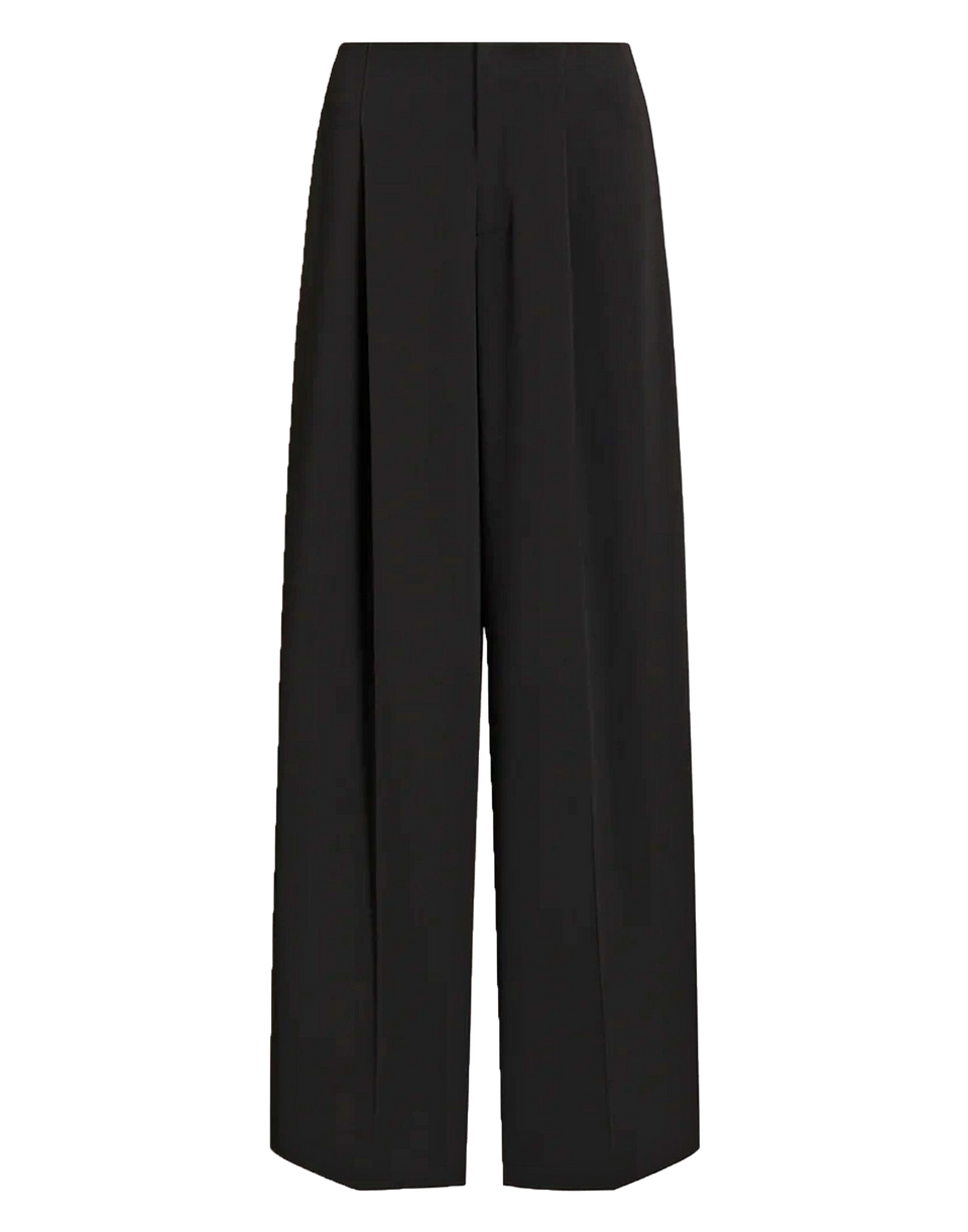 ALBERTA FERRETTI Pantaloni Eleganti a Gamba Larga Neri