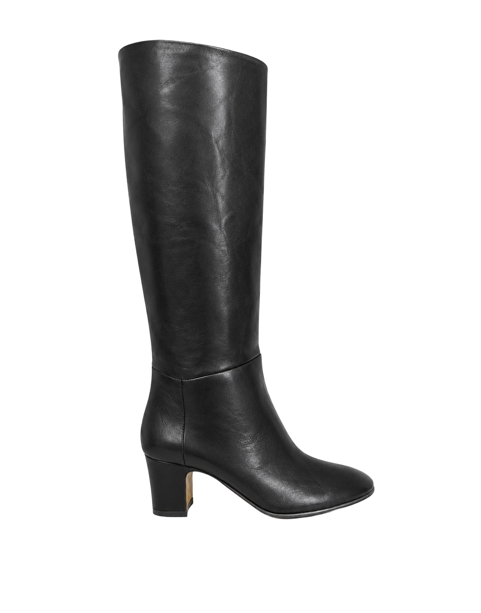 ALBERTA FERRETTI Stivali Alti in Pelle Neri