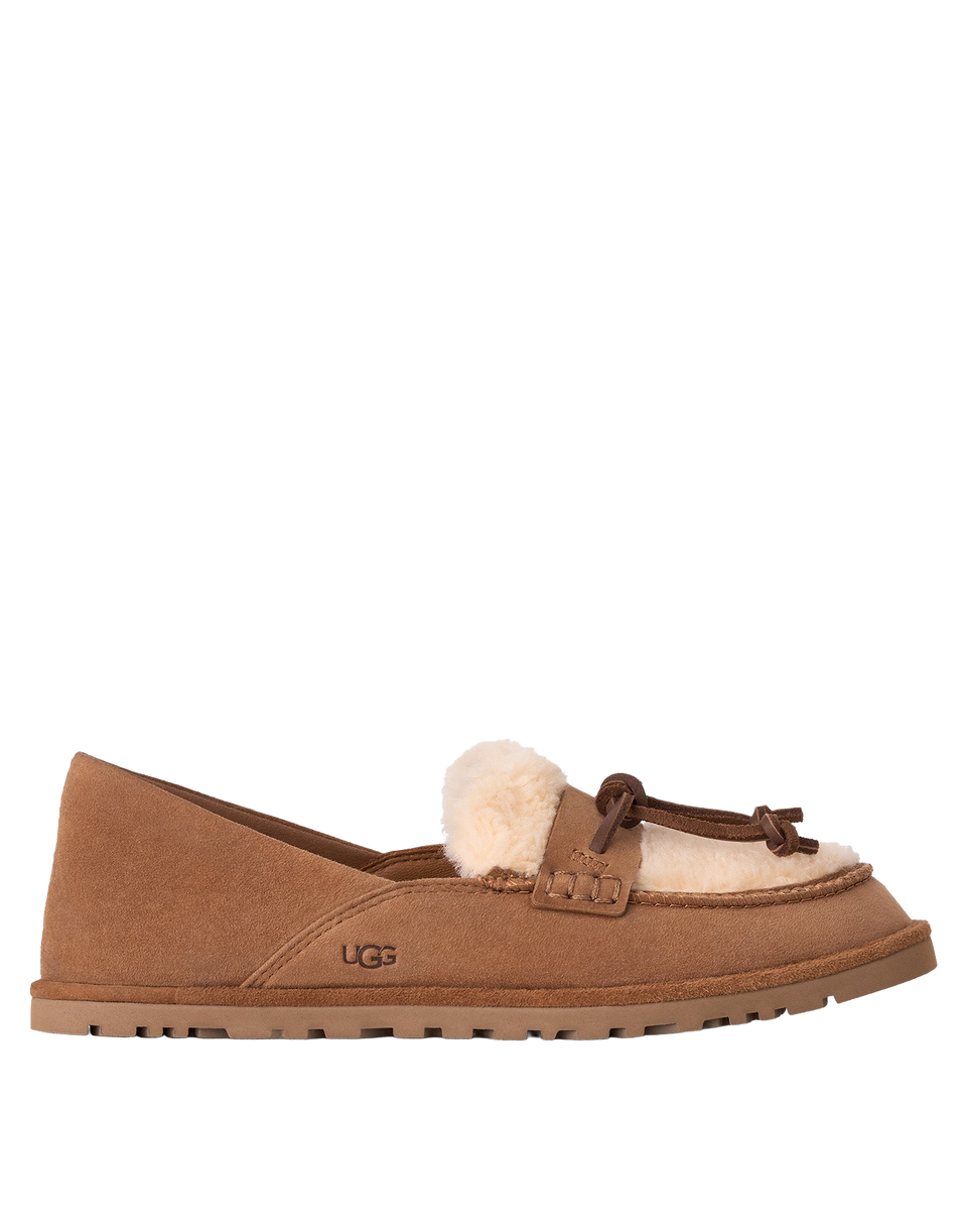 UGG Zora Mocassini in Camoscio Chestnut