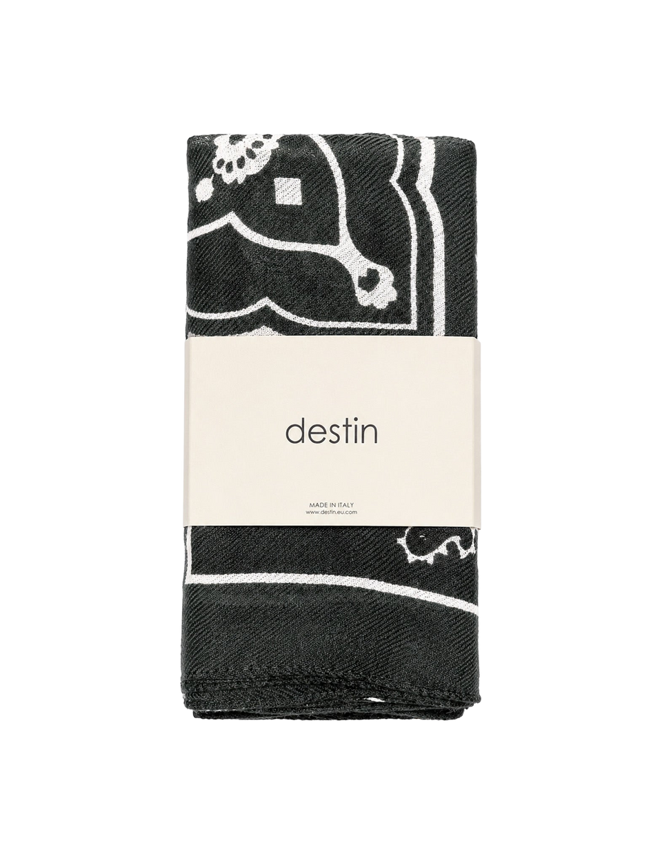 DESTIN Pamila Bandana in Lana e Cashmere Bosco