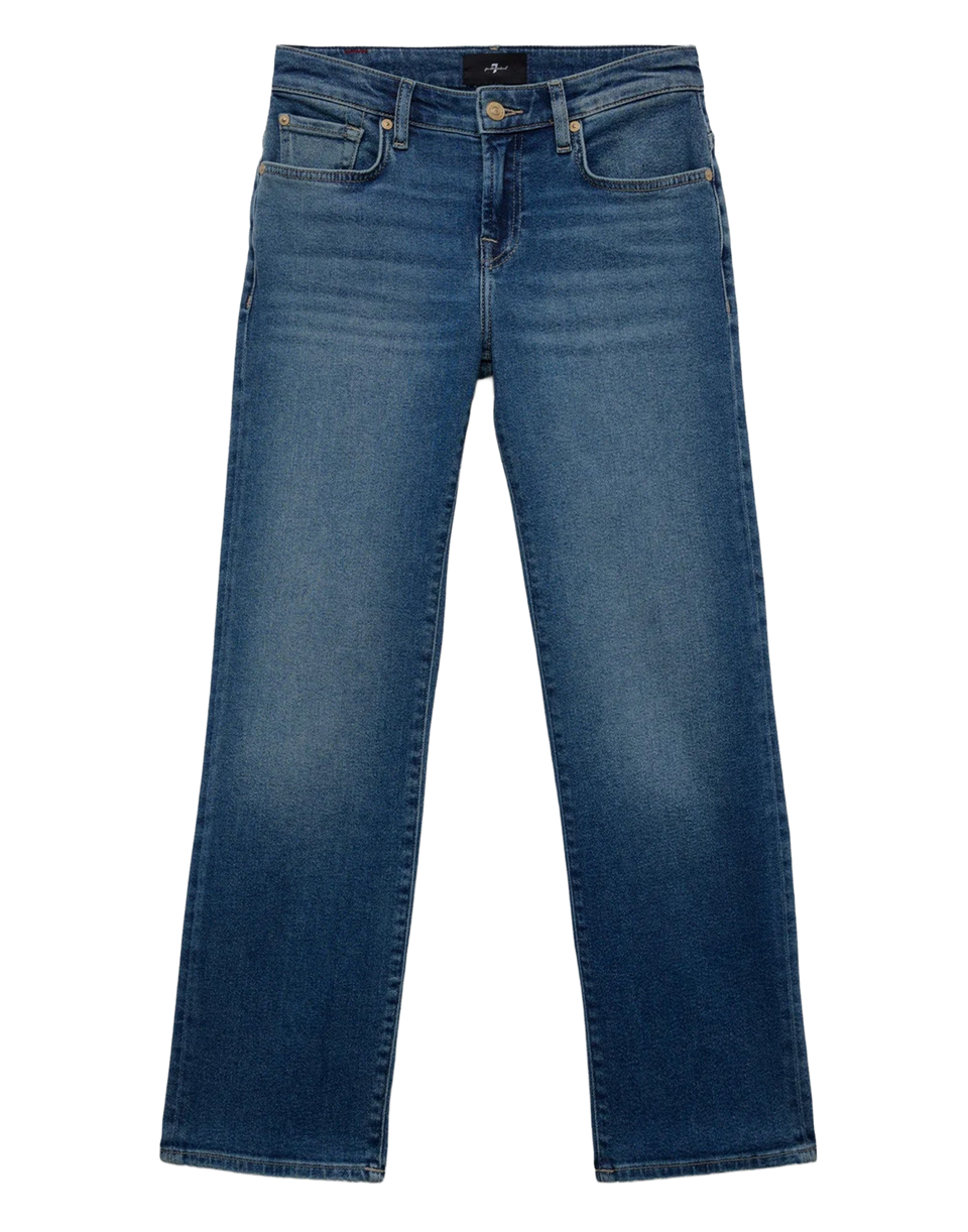 7 FOR ALL MANKIND Jeans Calie Straight Ankle in Denim Luxe Vintage