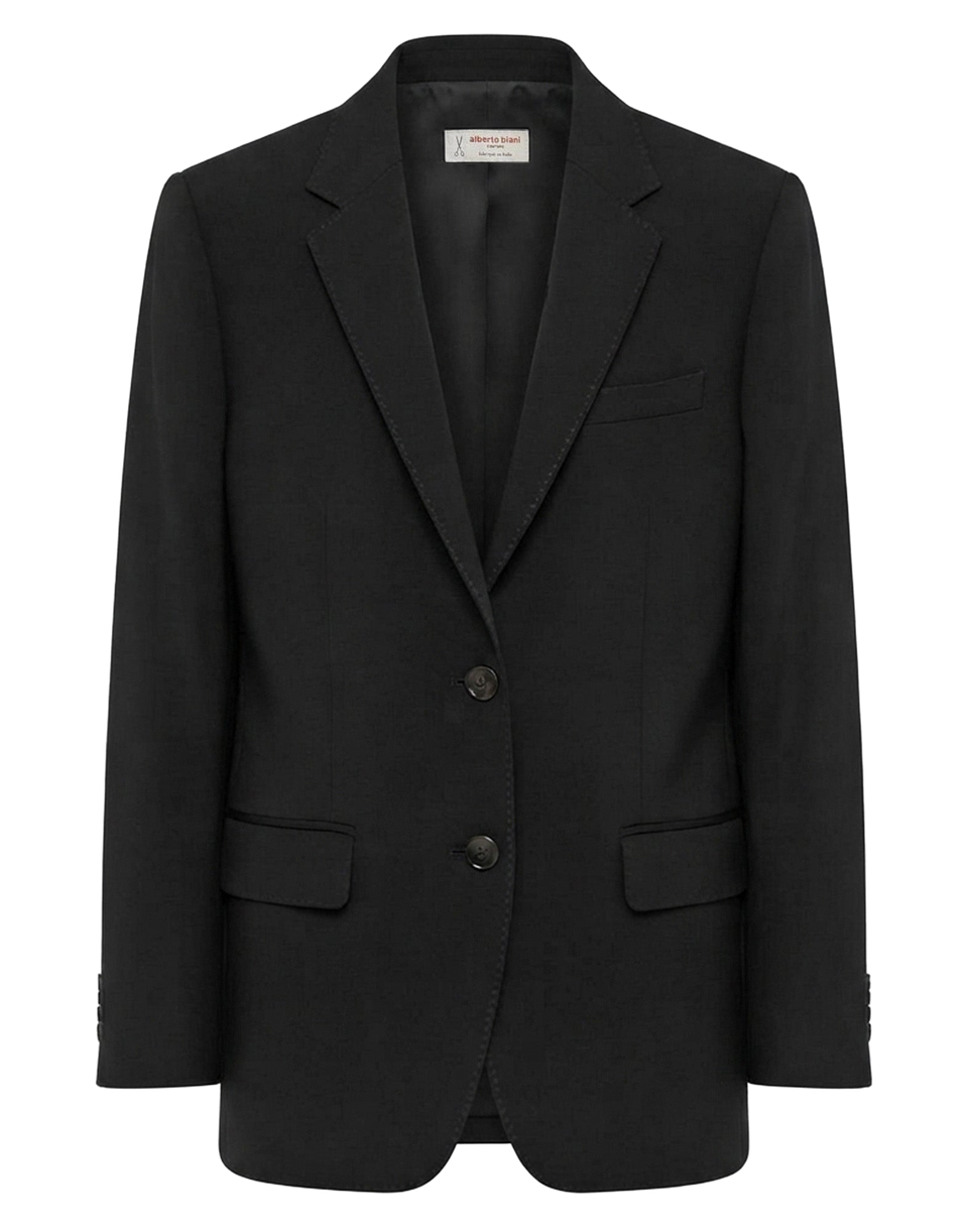 ALBERTO BIANI Blazer in Cady Giapponese Nero