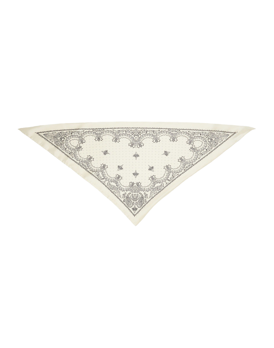 DESTIN Bandana Sens Triangolo in Seta Cream