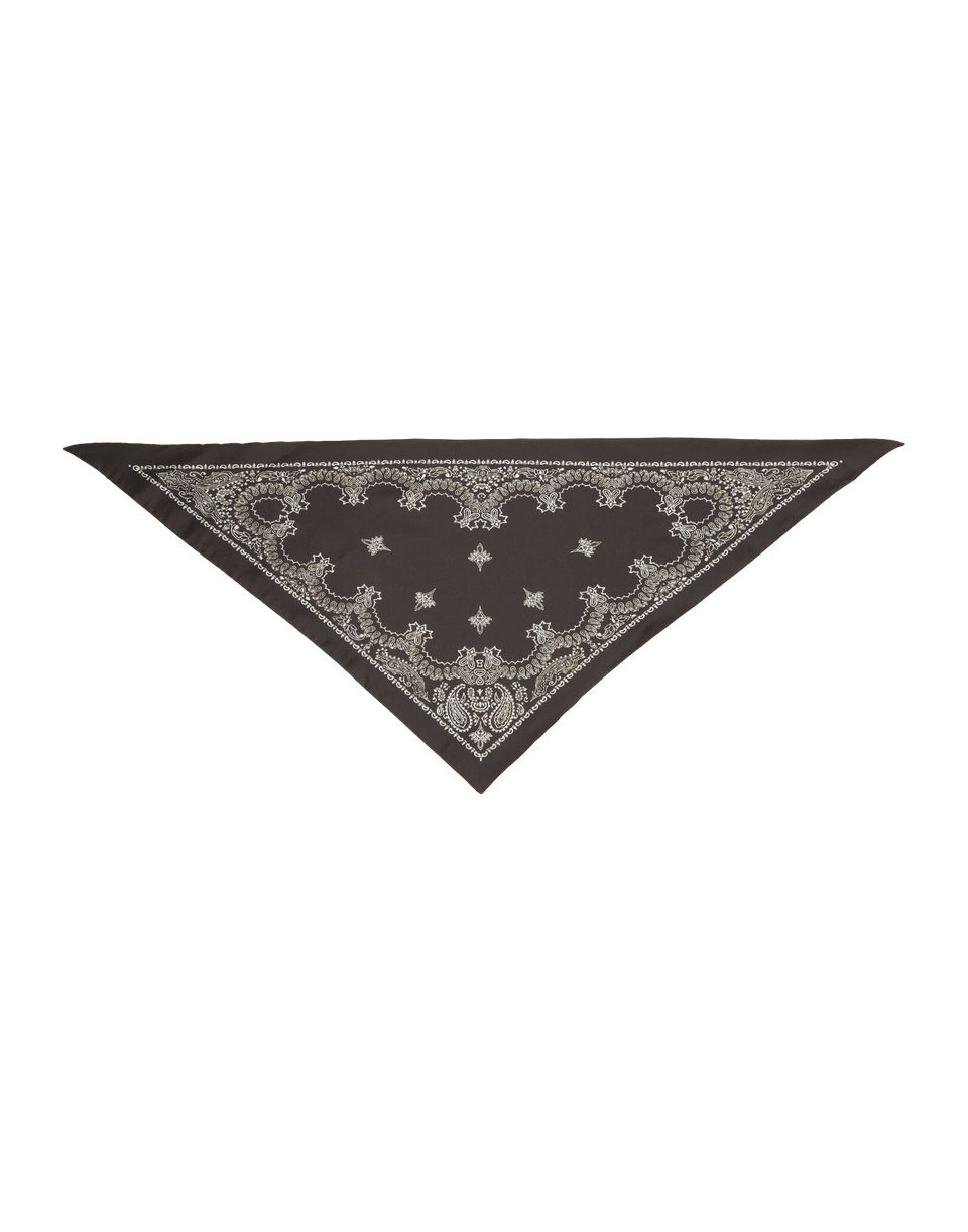 DESTIN Bandana Sens Triangolo in Seta Choco
