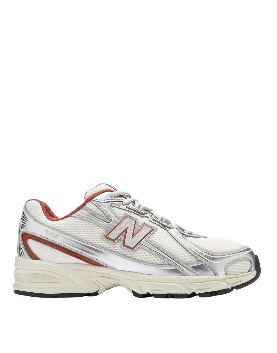 NEW BALANCE Sneakers 740 Bianco e Rosso