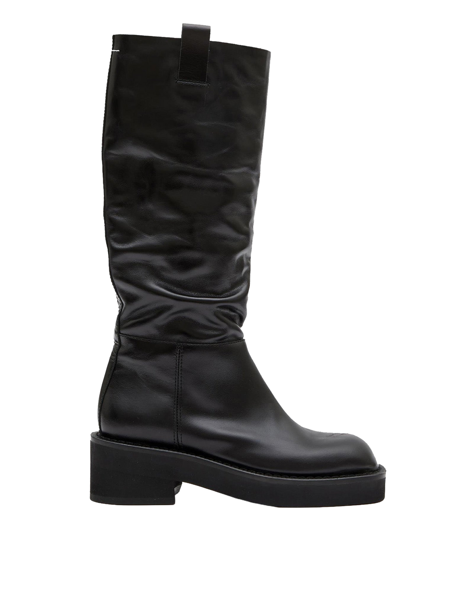 MM6 MAISON MARGIELA Stivale in Vitello Spazzolato