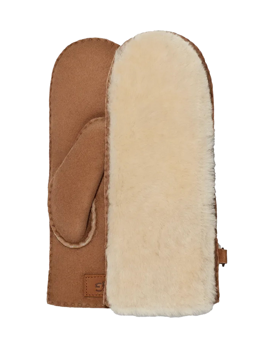 UGG Manopole Con Montone A Vista Chestnut