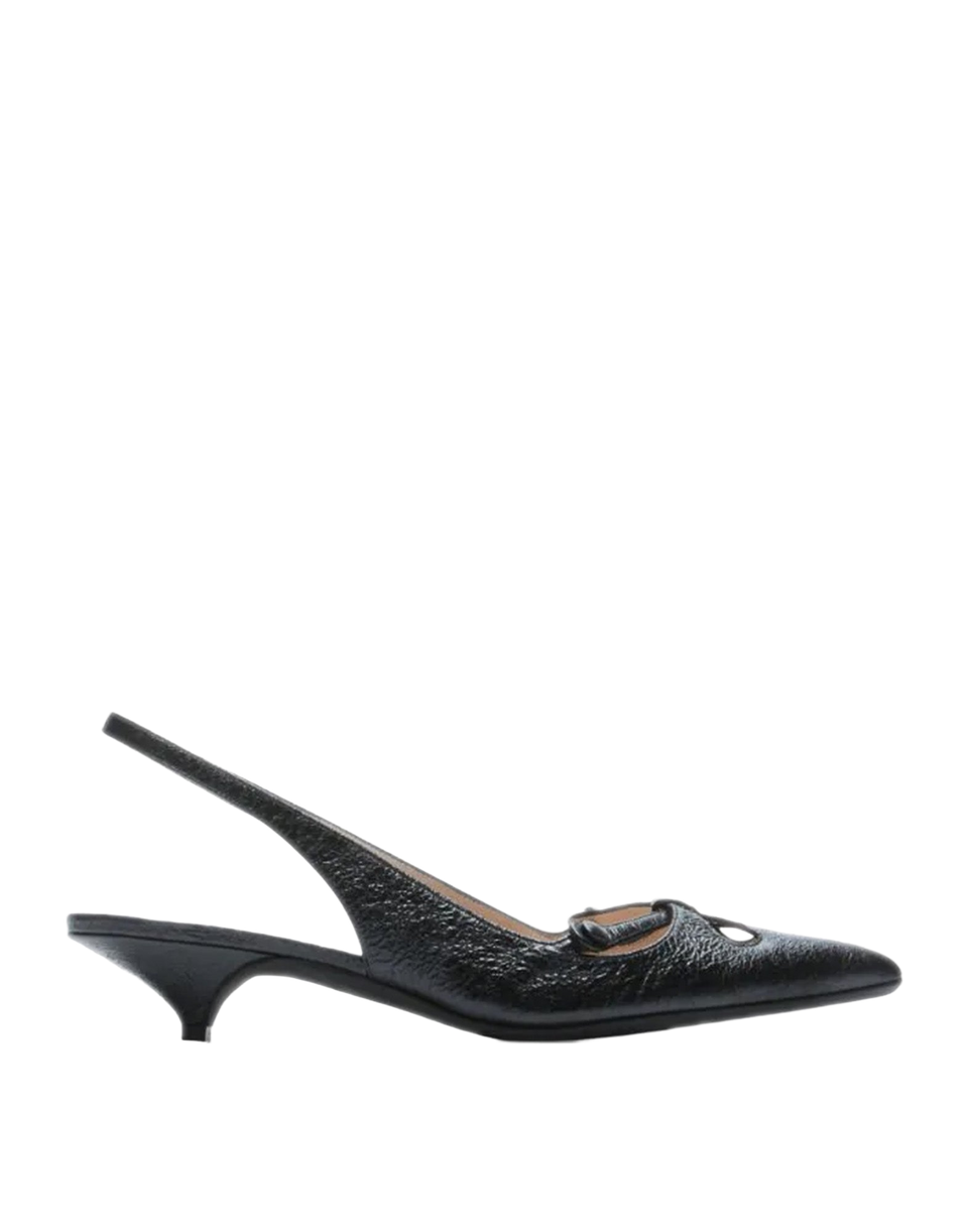 N°21 Slingback Vulcano Nera