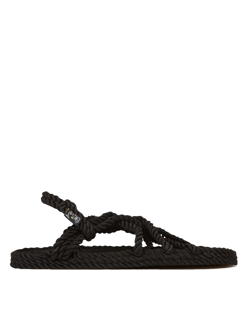 Sandales Lounger en corde noires NOMADIC STATE OF MIND