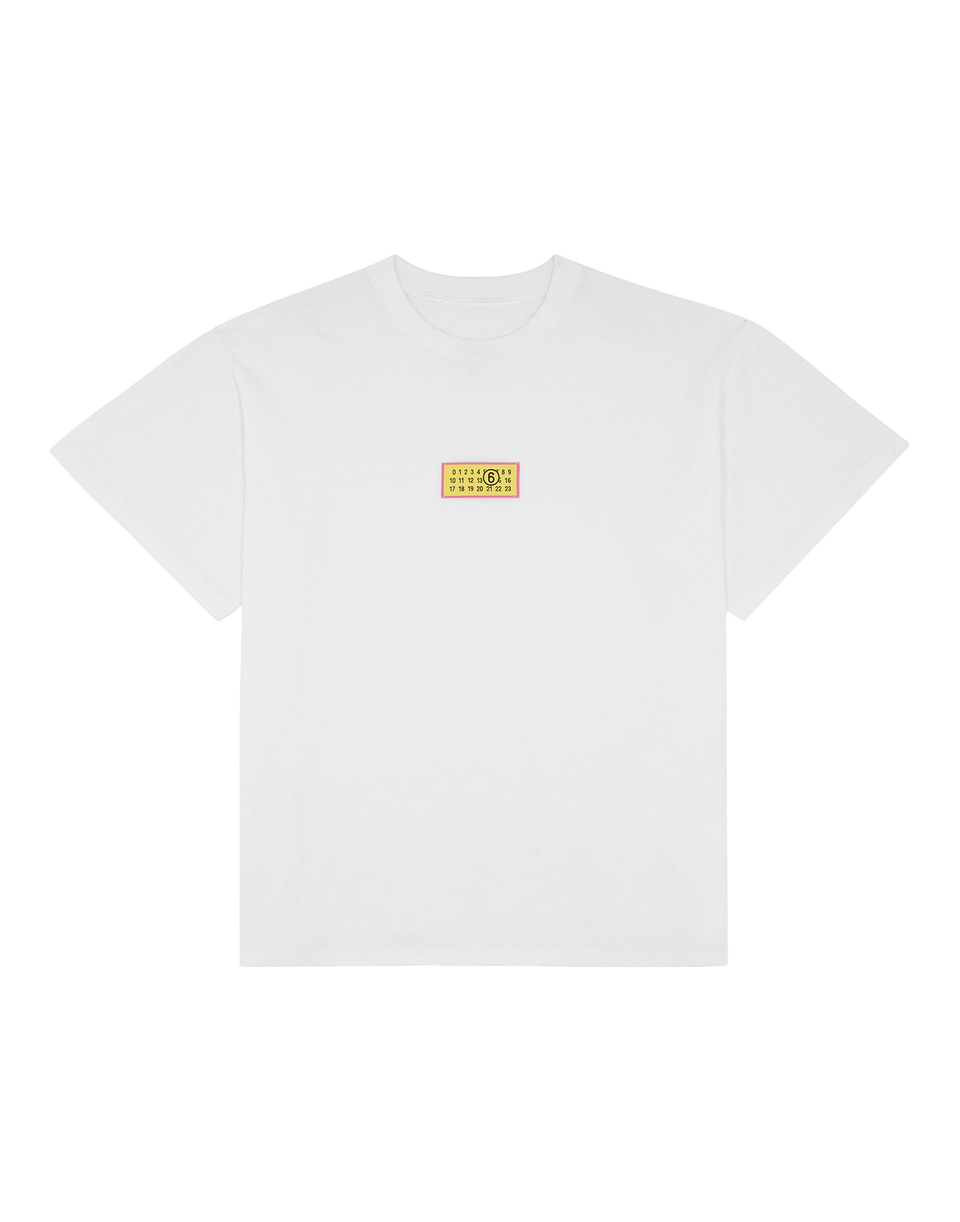 MM6 MAISON MARGIELA T-shirt con Numeric Signature Optic White