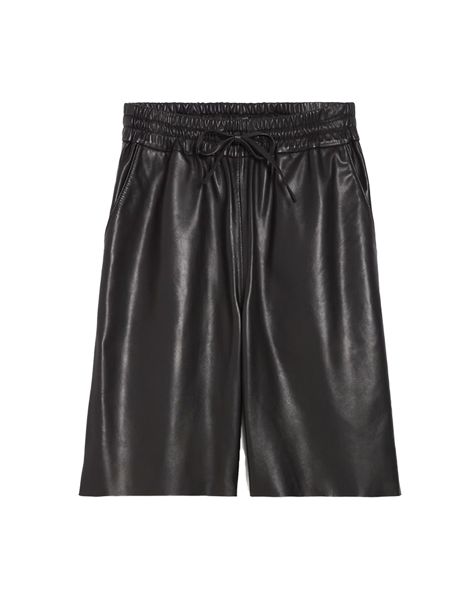 Shorts Damon en peau de mouton noirs VANESSA BRUNO