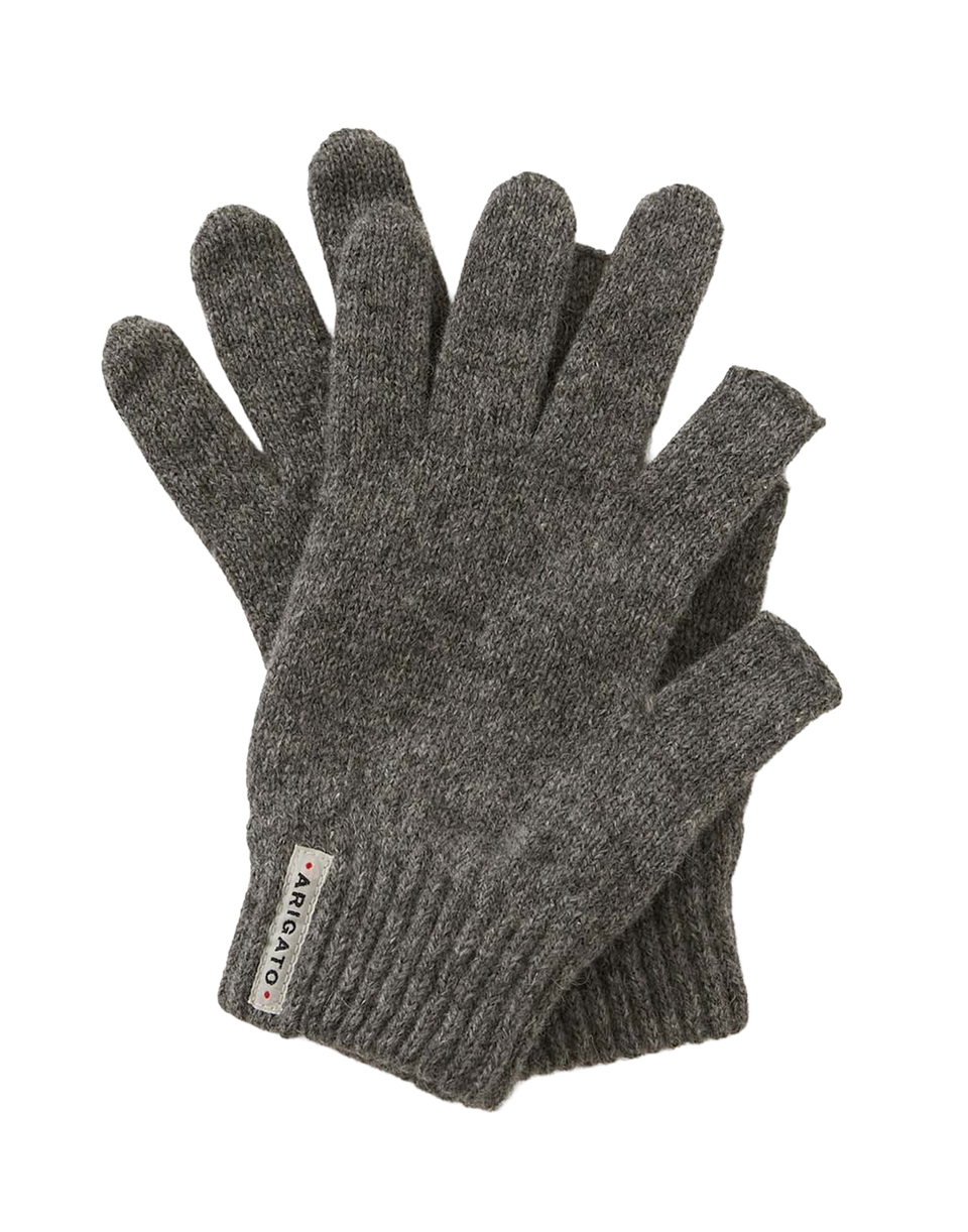 BLUE BLUE JAPAN Guanti in Cashmere Riciclato Grey