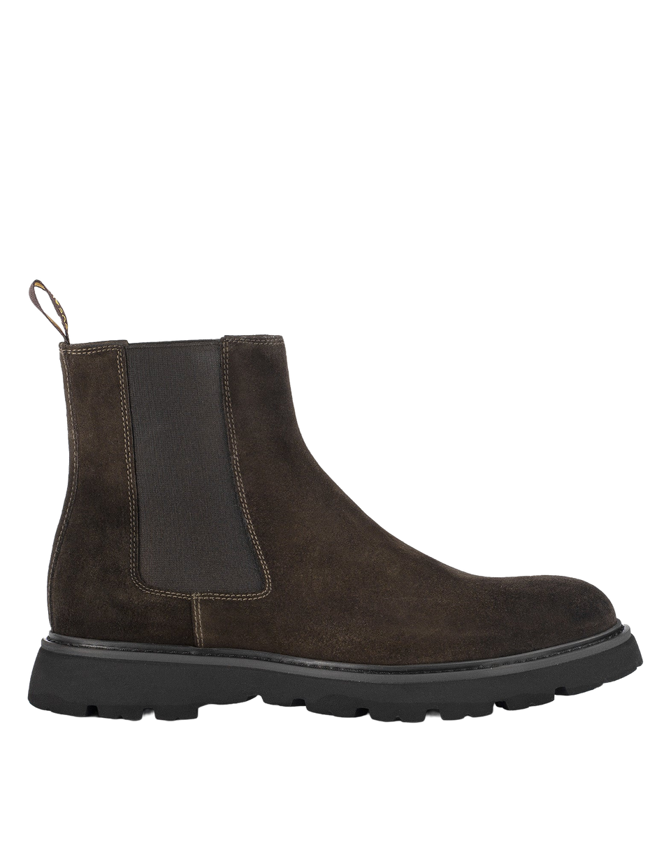 DOUCAL'S Polacchino in Suede Marrone